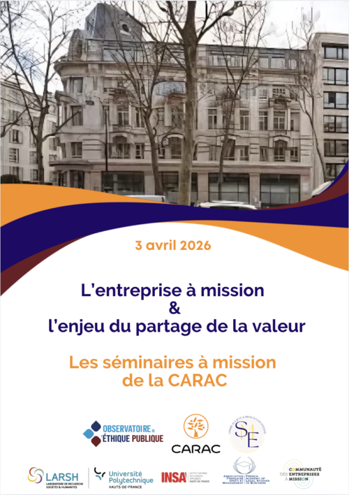L’entreprise à mission  &  l’enjeu du partage de la valeur